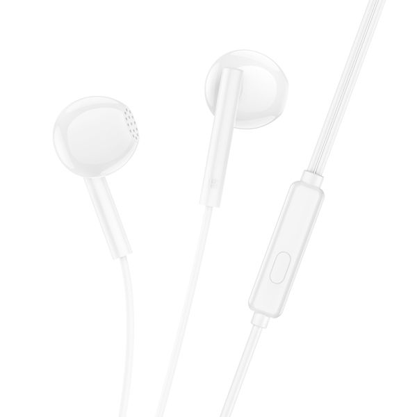 BOROFONE BM76 Ocean universal earphones with microphone - white