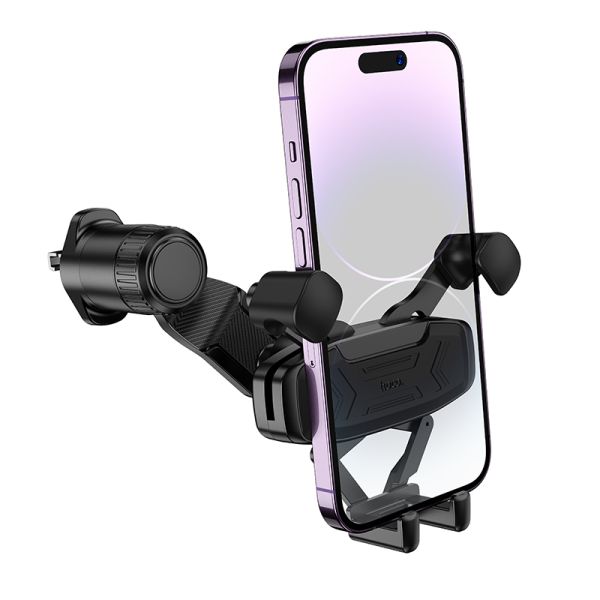 hoco. H66 Gamble gravity linkage car holder air outlet - black