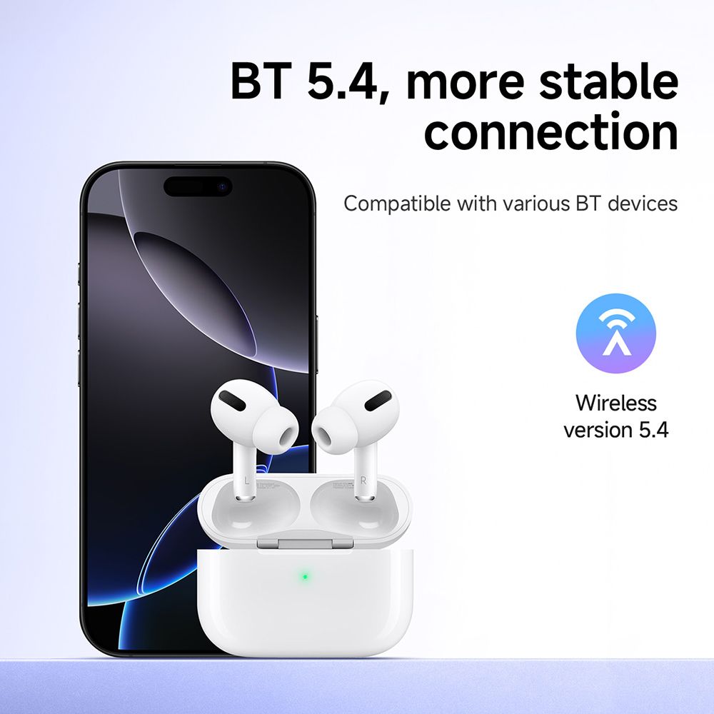 hoco. EW75 Physical Noise Cancelling True Wireless Earphones - White