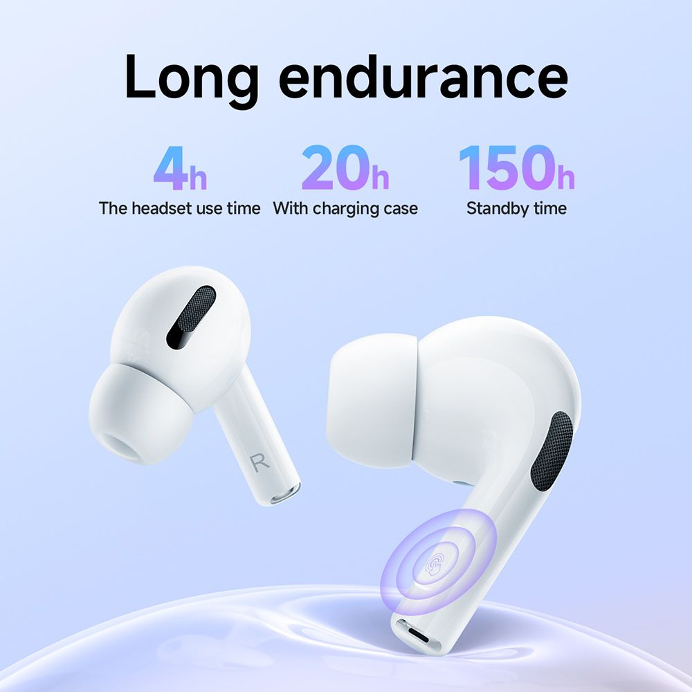 hoco. EW75 Physical Noise Cancelling True Wireless Earphones - White