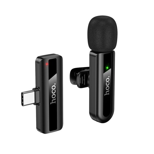 hoco. L20 Fair wireless microphone Type-C - Black
