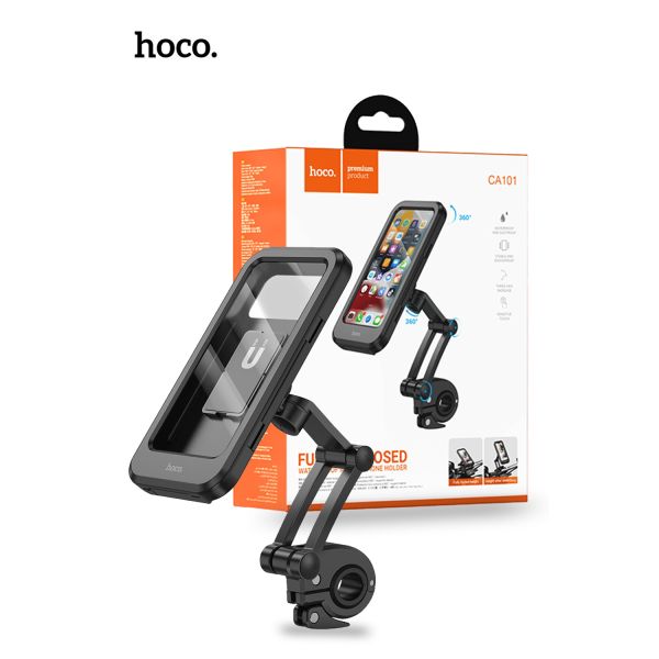 hoco. CA101 Waterproof Motorcycle Bicycle Holder - Black