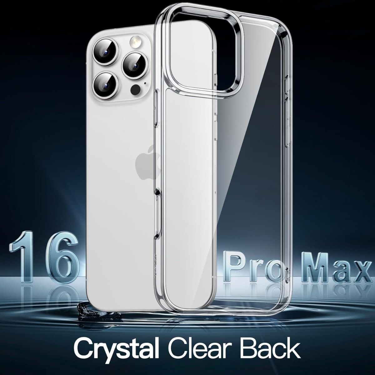iPhone 17 Pro Max Thick Silicone Case - Clear