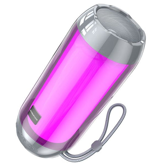 BOROFONE BR25 Crazy sound colorful luminous BT speaker - grey