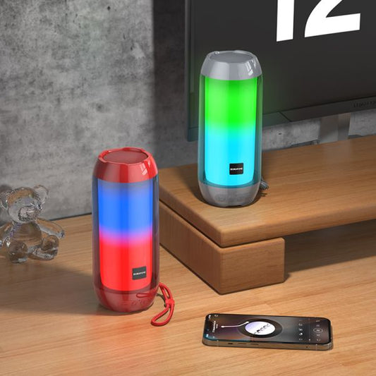 BOROFONE BR25 Crazy sound colorful luminous BT speaker - blue