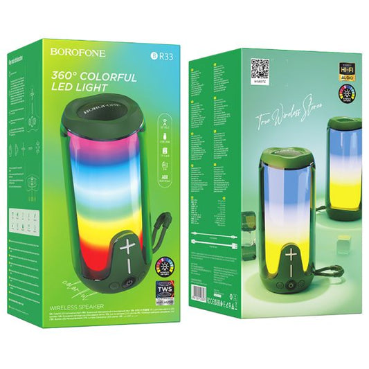 BOROFONE BR33 Pulse color sports BT speaker - dark green
