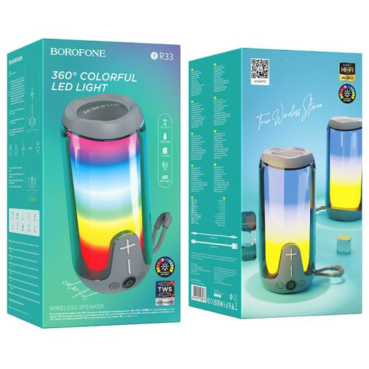 BOROFONE BR33 Pulse color sports BT speaker - gray