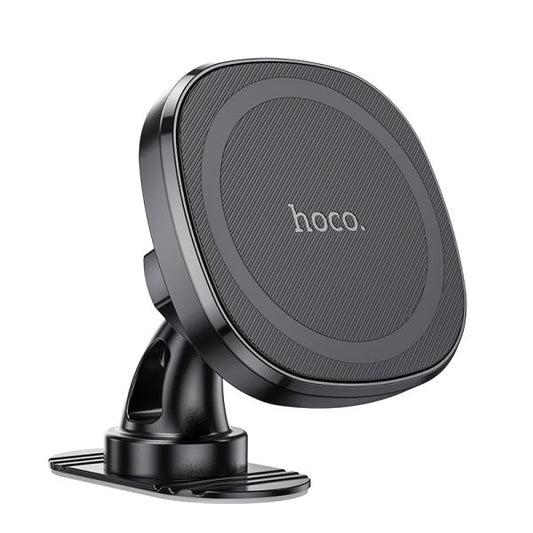 hoco. H35 Cheetah Mag ring car holder center console (MagSafe Compatible) - black