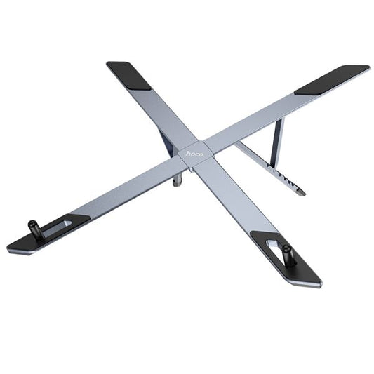 hoco. HD9 Action metal folding notebook holder - metal gray