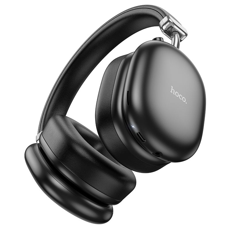 hoco. W35 Max Auspicious ANC Active Noise Cancellation BT headphones - black