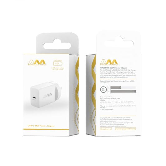 20W PD3.0 USB-C Charging Power Adapter