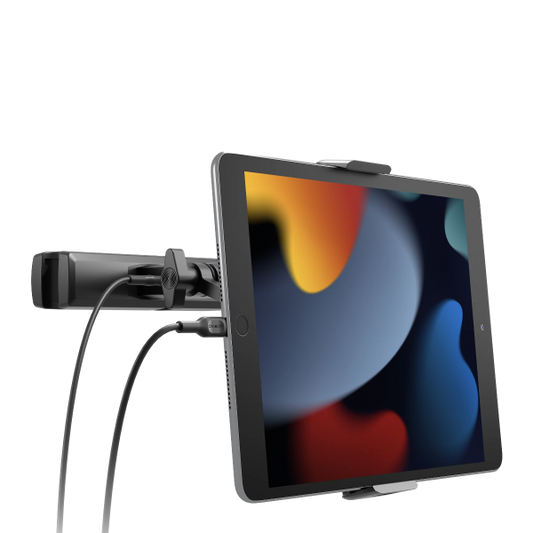 Cygnett 48W USB-C CarGo III Pro Adjustable Car Tablet Mount with Multiple USB Ports - Black