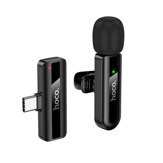hoco. L20 Fair wireless microphone Type-C - Black