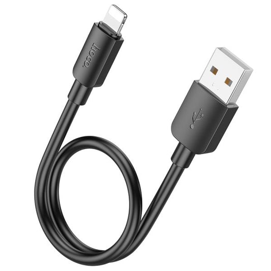 hoco. X96 Hyper charging data cable iP 25cm - Black