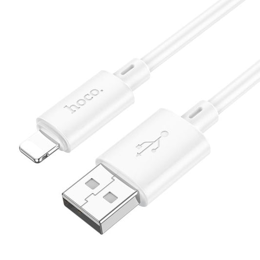 hoco. X88 Gratified charging data cable for iP packaged  - white
