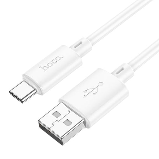 hoco. X88 Gratified charging data cable for Type-C packaged  - white