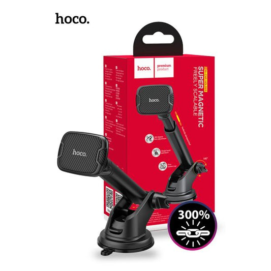 hoco. CA67 300% Stronger 6Pcs Magnetic Stretch Car Holder - Black