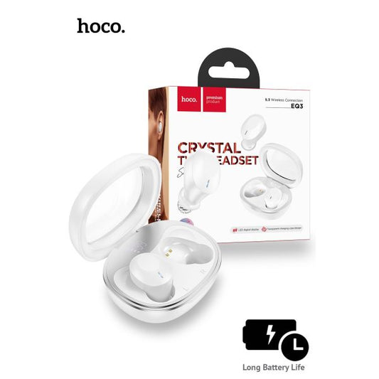 hoco. EQ3 7 Hours Smart True Wireless Earphones - White