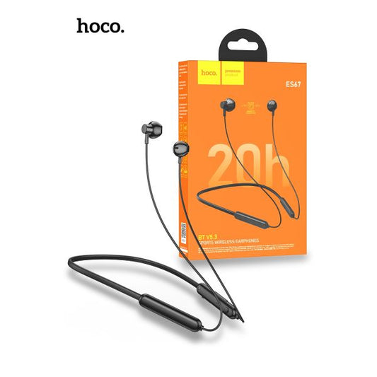 hoco. ES67 Perception Neckband Bluetooth Earphones - Black