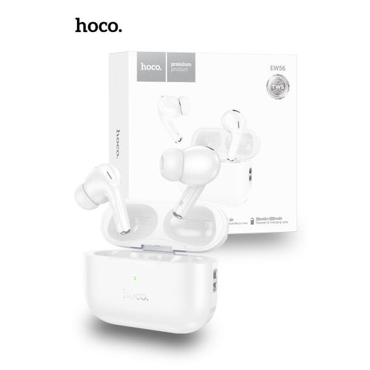 hoco. EW56 Physical Noise Cancelling Generoso True Wireless Earphones - White