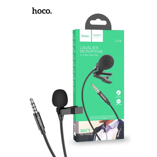 hoco. L14 3.5mm To Microphone - Black