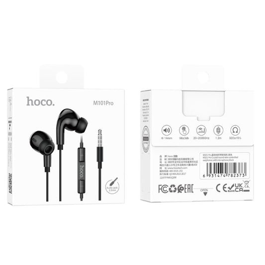 hoco. M101 Pro Crystal 3.5mm Handsfree - Black