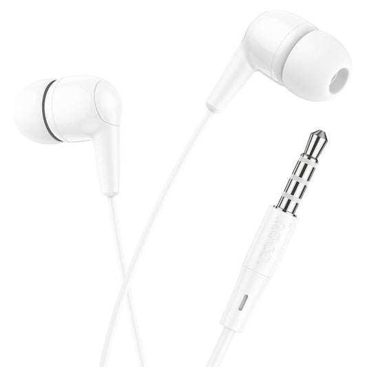 hoco. M97 Enjoy Universal 3.5mm Earphones With Mic - White