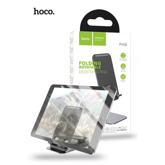 hoco. PH50 Lvey Folding Rotatable Holder - Black
