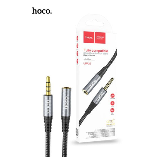 hoco. UPA20 3.5mm Audio Extension Cable 200cm - Black