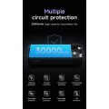 hoco DB33 Plus 30000mAh Rising 22.5W PD20W Sun Solar Power Bank - Black